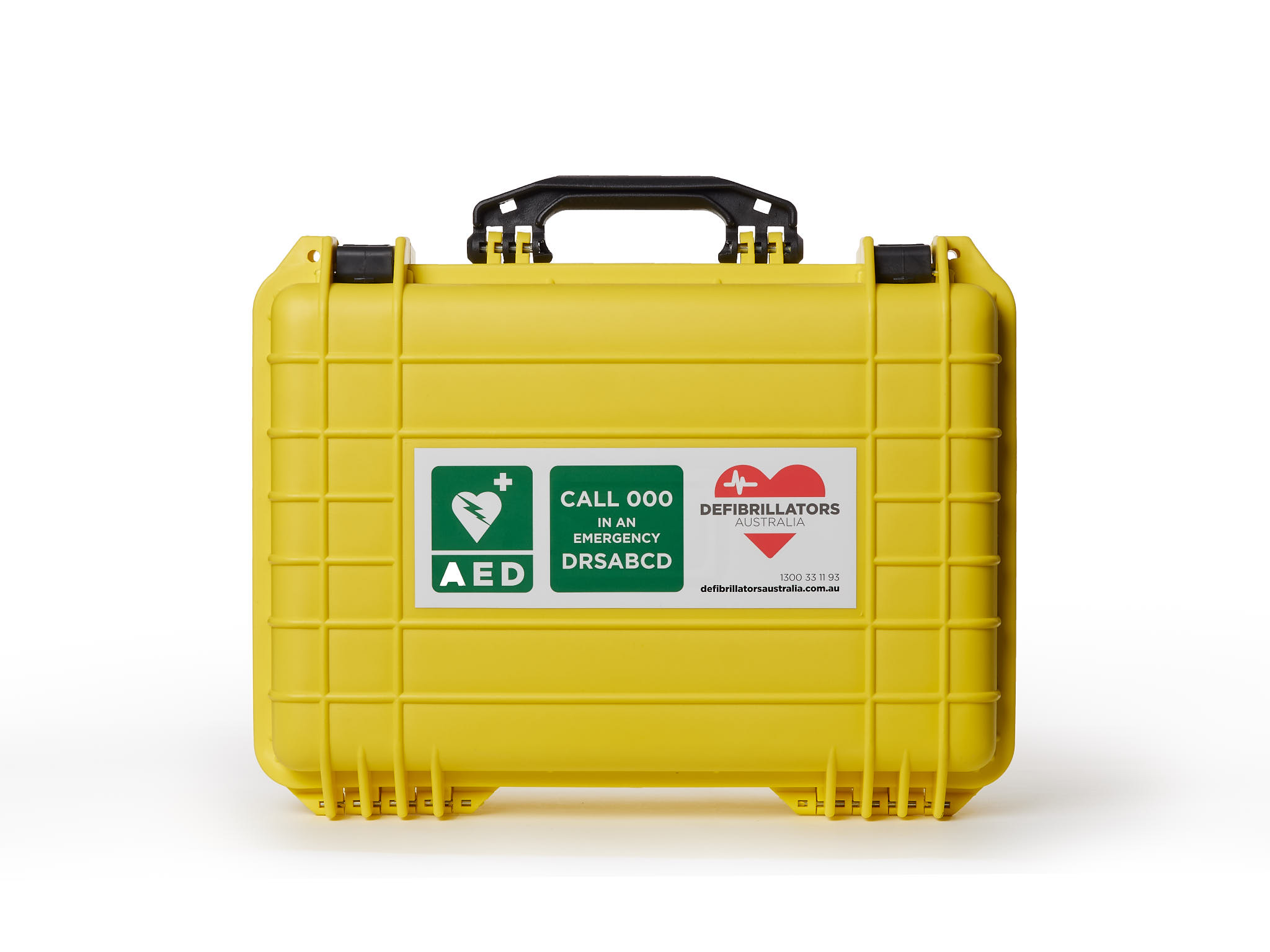 AED Water/Shock Proof Yellow Case
